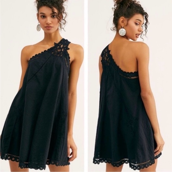 Free People Dresses & Skirts - Free People Billie Battenburg One-shoulder Dress